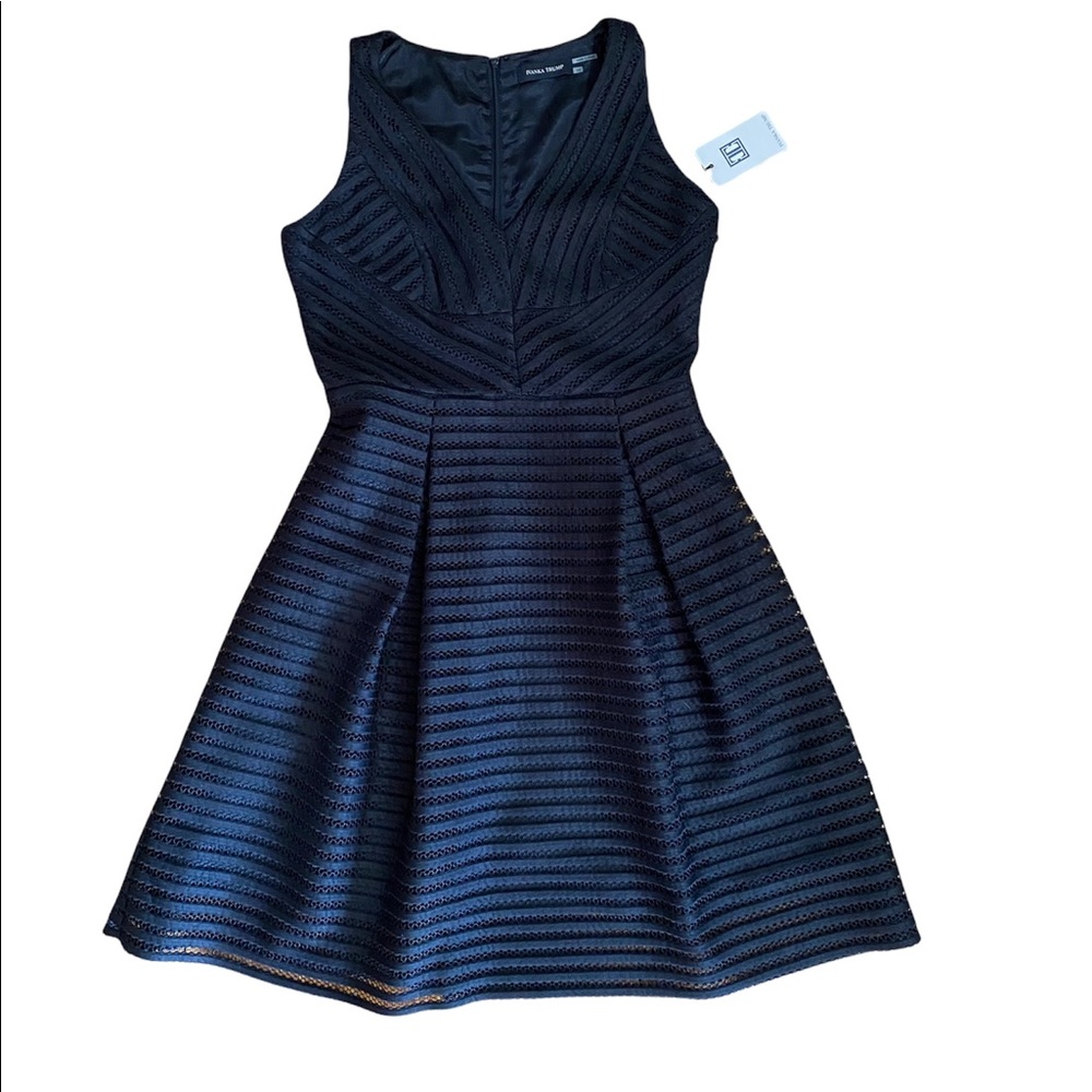 NWT Stunning Sleeveless Black Dress With Pockets - Picture 1 of 10